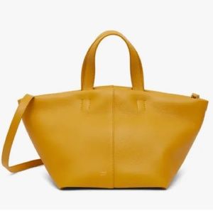 NWT $695 MANSUR GAVRIEL Tulipano Leather Tote in Ochre!